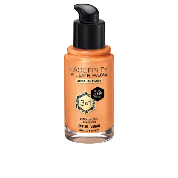 FACEFINITY ALL DAY FLAWLESS Base 3 em 1 #N84-soft toffee 30 ml