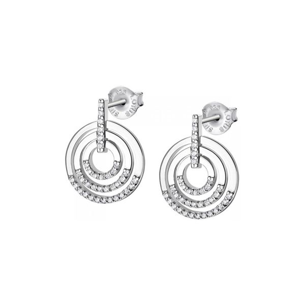 PAR DE BRINCOS LOTUS SILVER, PRATA 925